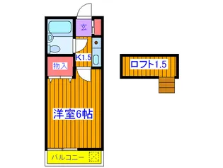 エステ-トピア【2階】の間取り