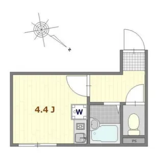サザンロード新小岩【1階】の間取り