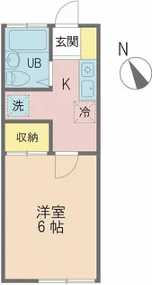 ポルシェ白楽【2階】の間取り