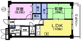 メゾン・オルラヴァン【3階】の間取り