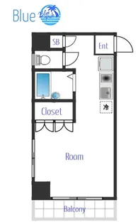 モーナ吉田【3階】の間取り