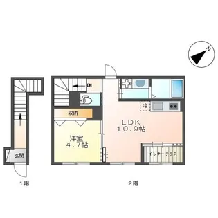 グレイスランドエム【2階】の間取り