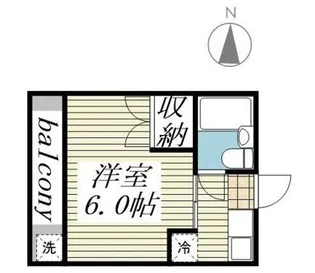 サンアベニュー師岡【2階】の間取り