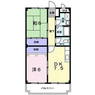 プラテアM【3階】の間取り