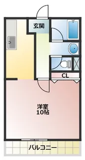 ハイツカリエンテ【2階】の間取り