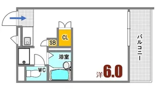 レオパレスアゼリア【2階】の間取り