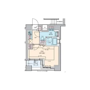 ロアール蒲田弐番館【8階】の間取り