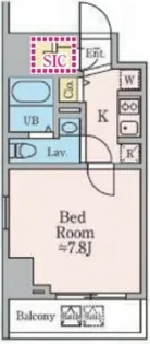 ドゥーエ西大島III【13階】の間取り