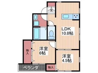 K’s西条【1階】の間取り