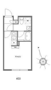 ルーデンス上板橋【4階】の間取り