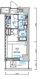 GENOVIA原木中山IIskygarden【5階】の間取り