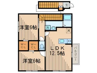 Olive House Amari【2階】の間取り
