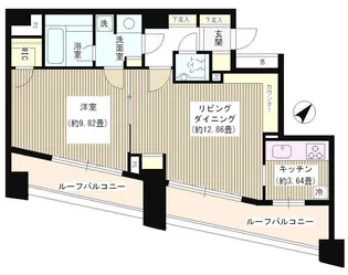 パトリス26【10階】の間取り