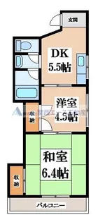 メゾンシェレナ【2階】の間取り