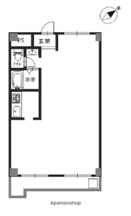 紙谷第2マンション【1階】の間取り
