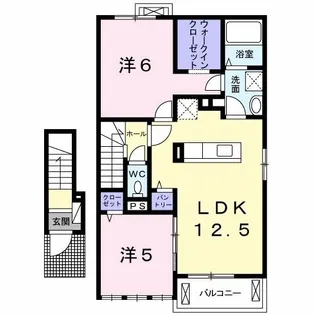 フォーシーズン【2階】の間取り