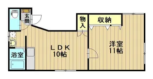 メゾン代官【2階】の間取り