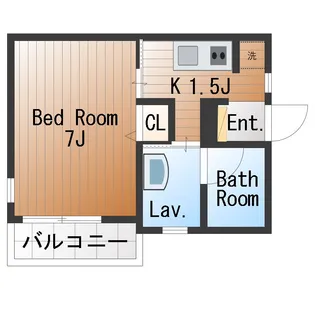 フォルティーヌ世田谷【1階】の間取り