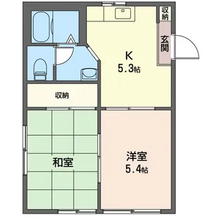 アネックス富岡【2階】の間取り