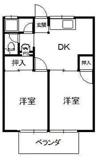 青山荘【1階】の間取り