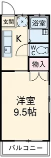 ヤングサミットII【2階】の間取り