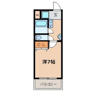 リバーサイド本郷【2階】の間取り
