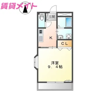 サンライズガーデン【1階】の間取り