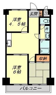 ニュー三浦マンション【3階】の間取り