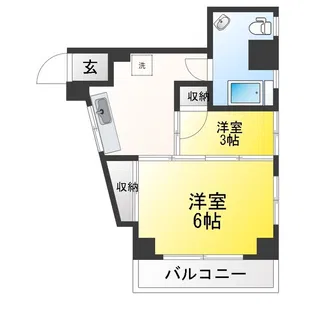 山内ビル【4階】の間取り