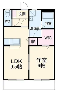 ブロードタウン神野IIE棟【2階】の間取り