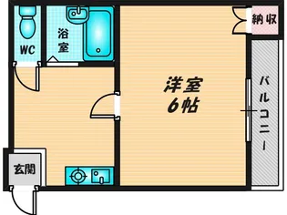 ゴッドフィールド布施【2階】の間取り