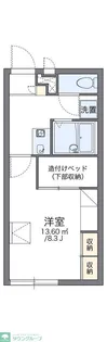 レオパレスズーデングッチ【1階】の間取り