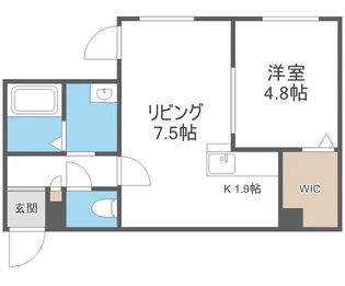 ナツゲン栄通20【4階】の間取り