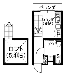 JPマンション【3階】の間取り