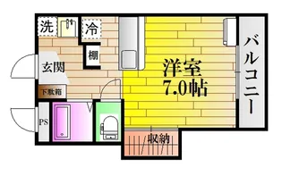Yビル弐番館【3階】の間取り