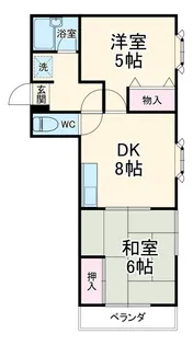 第一ホーワコーポ【2階】の間取り