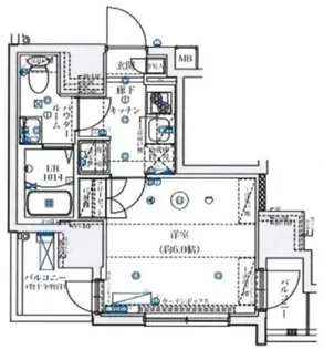 MAXIV八王子【10階】の間取り