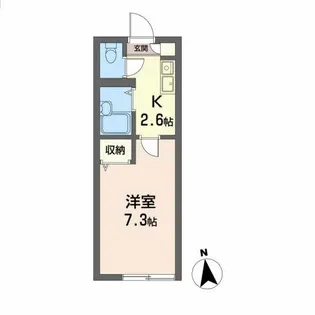 ラフォーレ・N・B【1階】の間取り