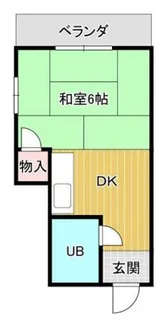 田中ハイツ【1階】の間取り