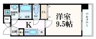エスリード西大路駅前【7階】の間取り