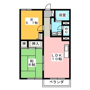 エルメゾンIII【2階】の間取り
