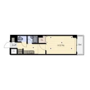 プランドール千里【2階】の間取り