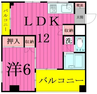 RIBEIRAI リベイラワン【3階】の間取り