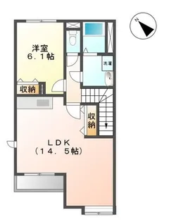 アイリス【2階】の間取り