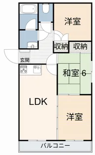 グリーンヒルズ白山【1階】の間取り