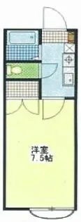 フラット2【1階】の間取り