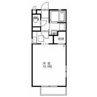 ハピネスB(光陽台)【1階】の間取り
