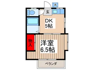 ハウスイシイ【2階】の間取り