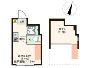 CERESIA池袋West【1階】の間取り