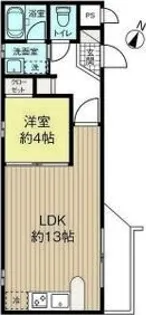 カピテーヌ円山【2階】の間取り